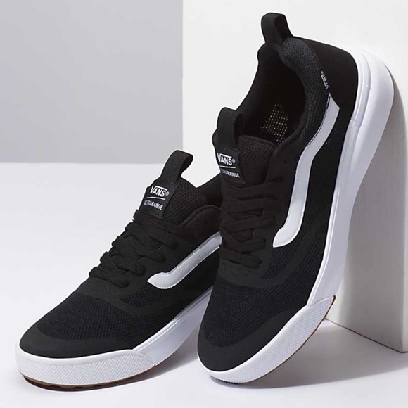 Vans Shoes - Vans Ultrarange Rapidweld Athletic Shoes Black White Classic Stripe 7.5 M / 9 W
